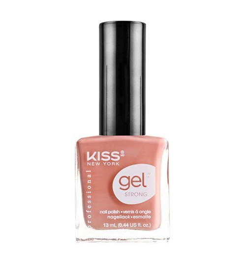 KISS New York Gel Strong Nail Polish, High-Gloss Salon Shine Long-Wear Liquid Lacquer - KNP KISS NEW YORK PROFESSIONAL