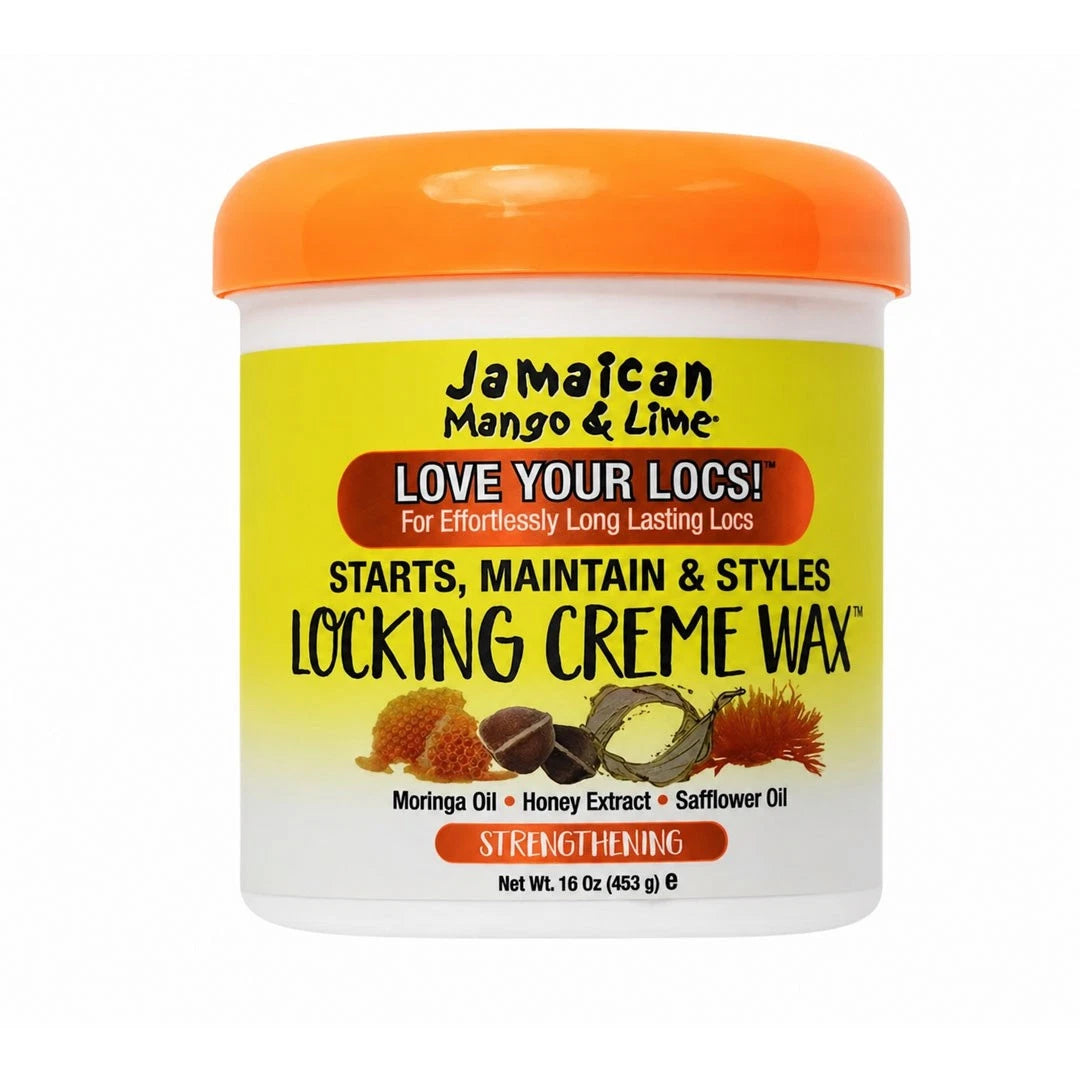 Jamaican Mango & Lime Locking Creme Wax – 16 oz Locking Creme Wax jar