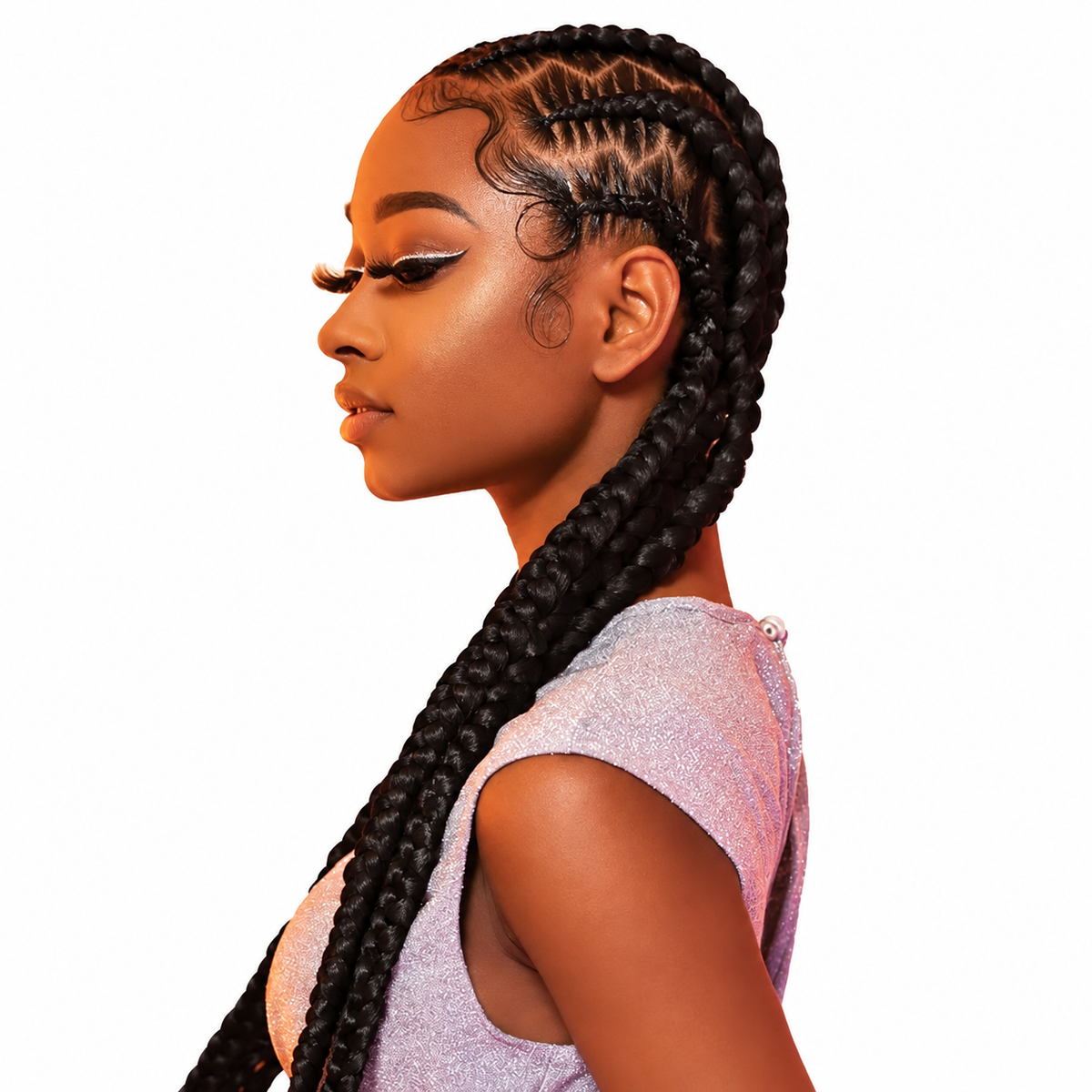 Sensationnel X-Pression 3X Pre-Stretched Braiding Hair 50" factory model hairstyle