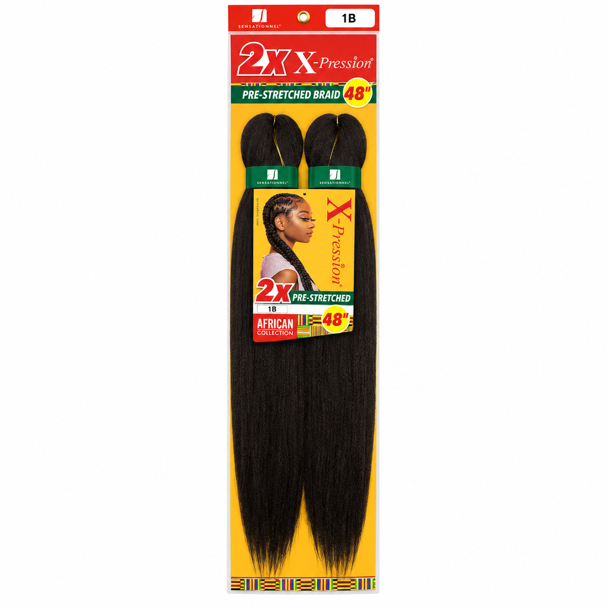 Sensationnel X-Pression 2X 48 inch color 1B full retail package