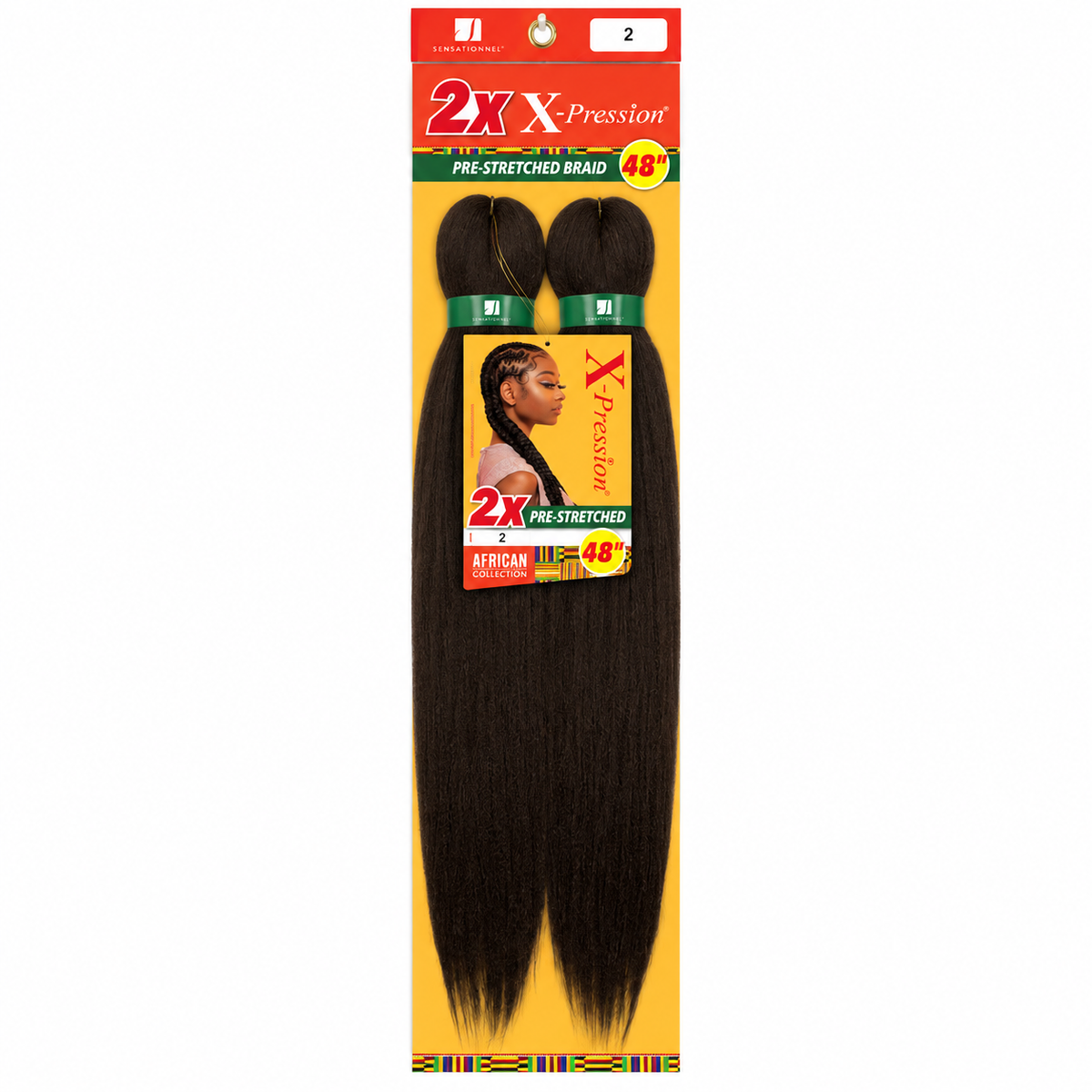 Sensationnel X-Pression 2X 48 inch color 2 full retail package