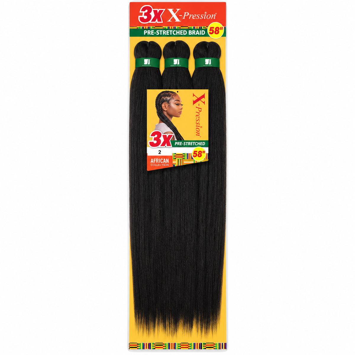 Sensationnel X-Pression 3X 58 inch color 2 full retail package