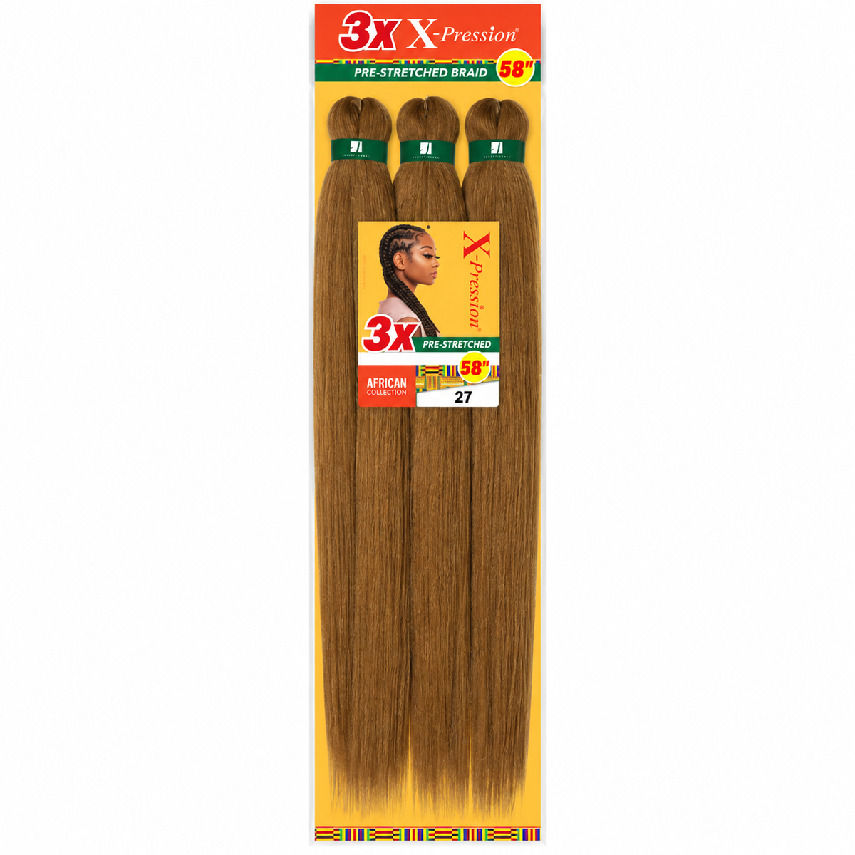 Sensationnel X-Pression 3X 58 inch color 27 full retail package