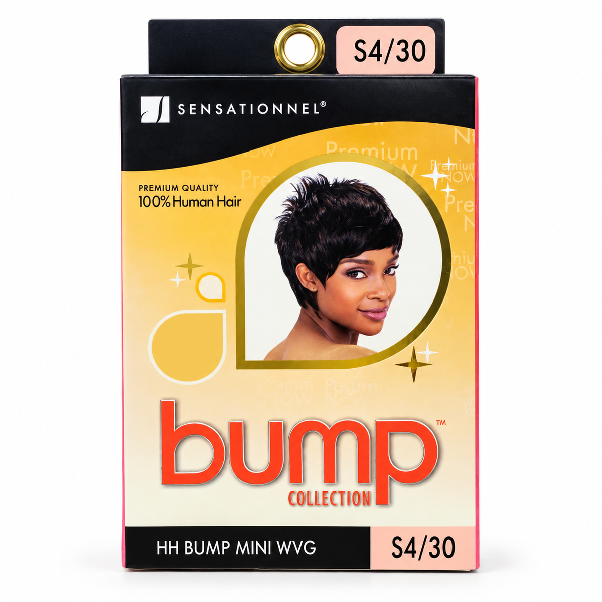 Sensationnel HH Bump Mini human hair weave color S4/30 package