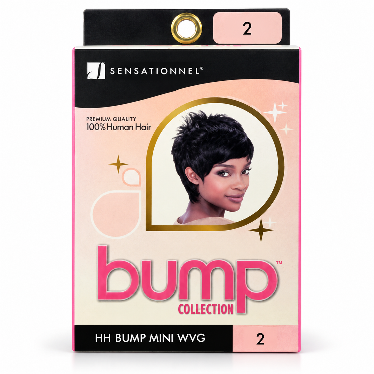 Sensationnel HH Bump Mini human hair weave color 2 package