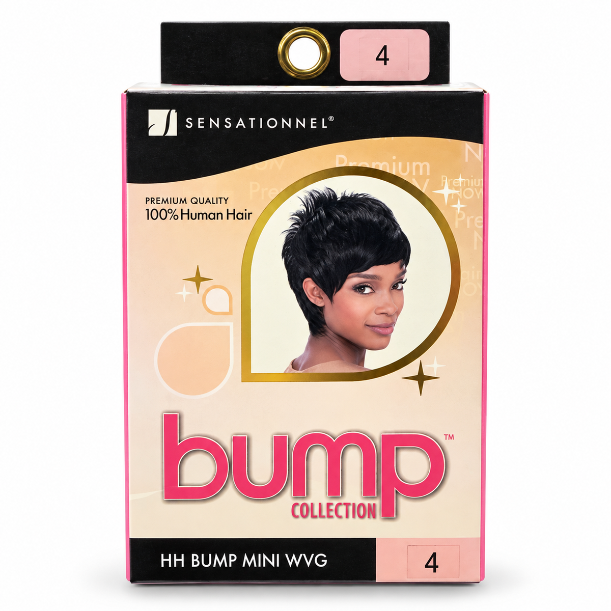 Sensationnel HH Bump Mini human hair weave color 4 package