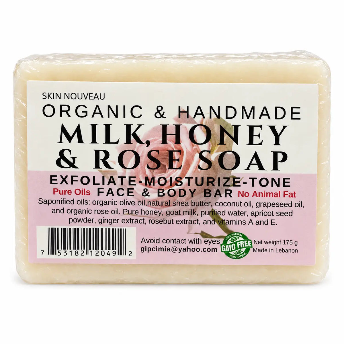 Skin Nouveau Milk, Honey & Rose Soap 175 g