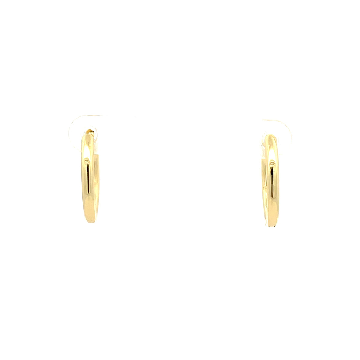 The One Jewelry gold-tone polished hoop huggie earrings OHG10