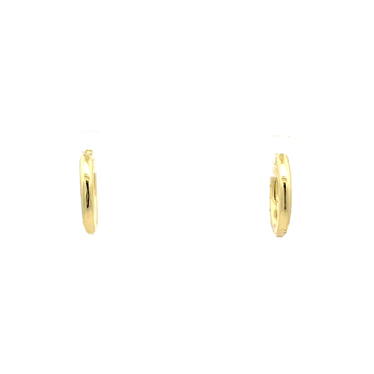 The One Jewelry gold-tone polished hoop huggie earrings OHG11