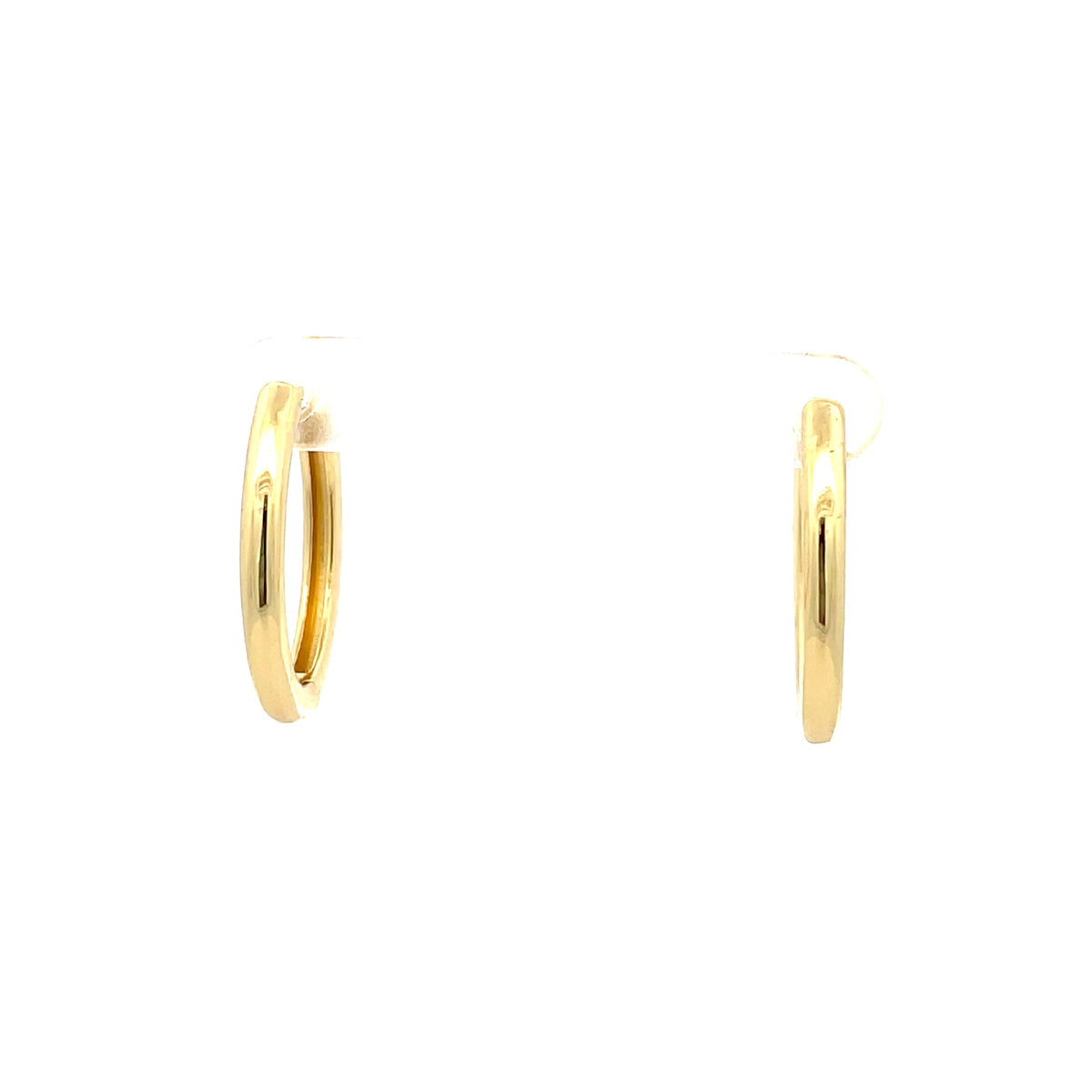 The One Jewelry gold-tone polished hoop huggie earrings OHG21