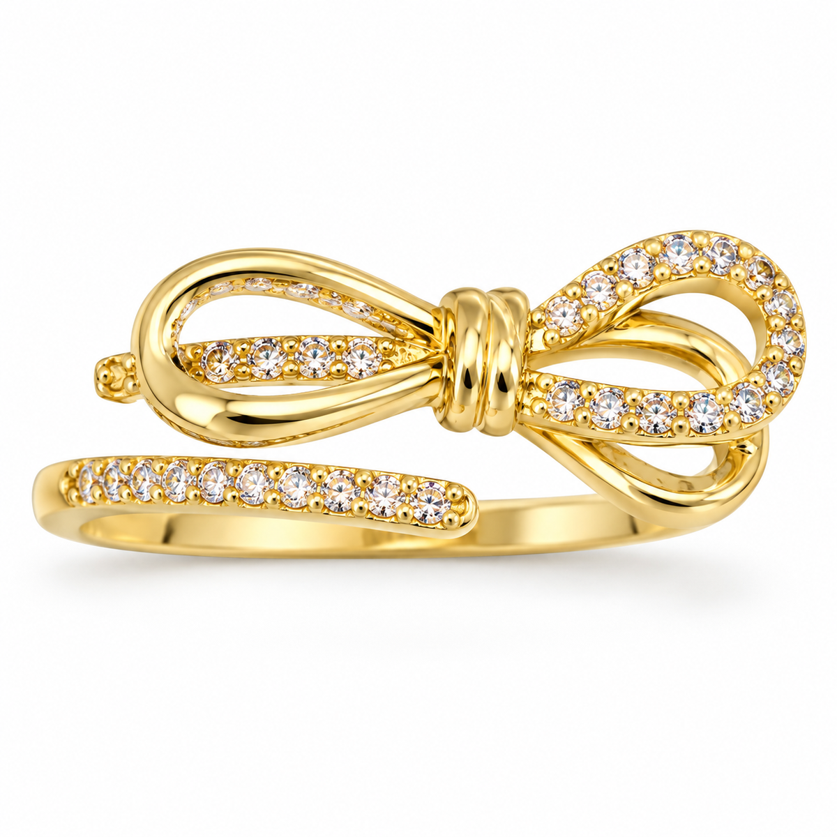 The One R02 gold-tone adjustable ring