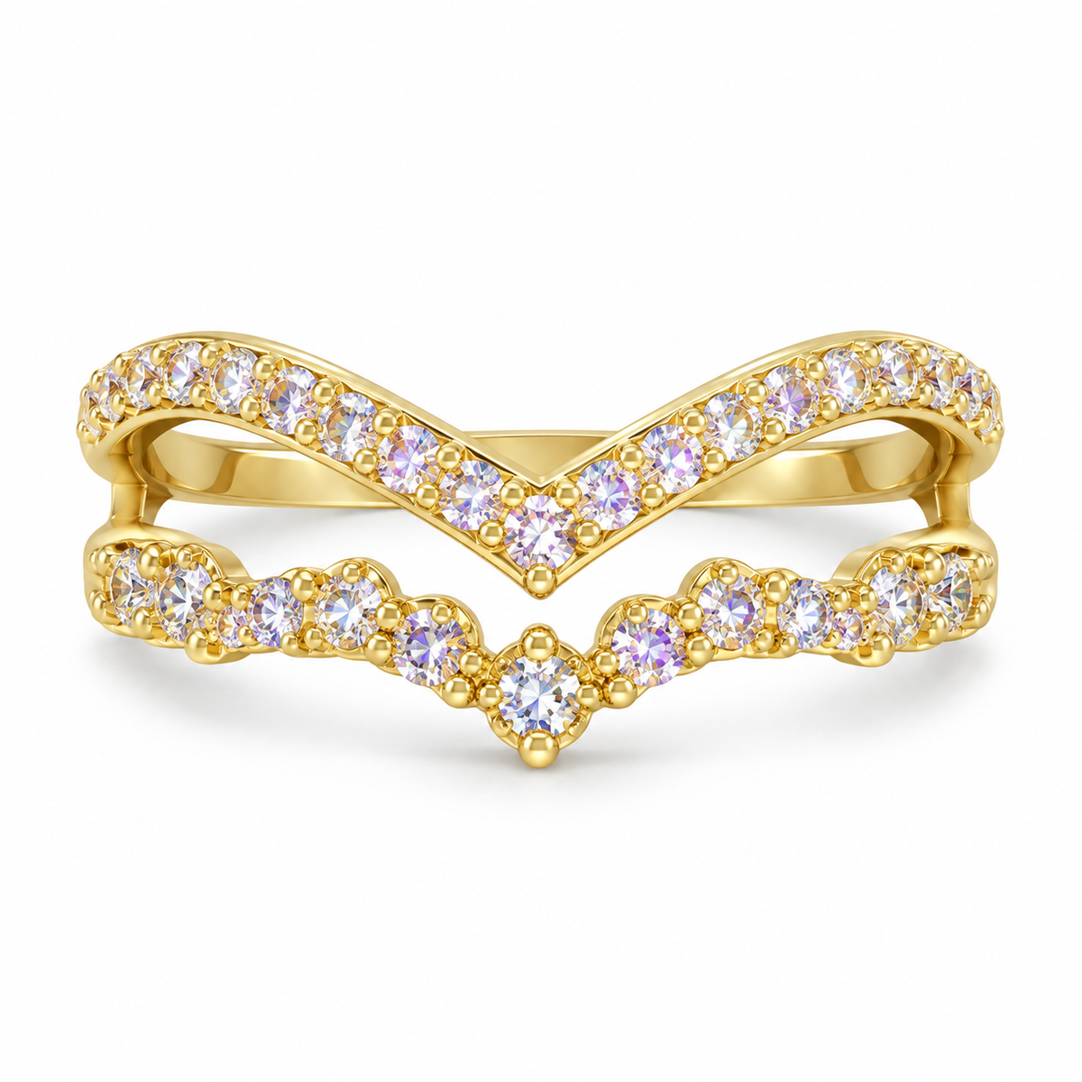 The One R05 gold-tone adjustable ring