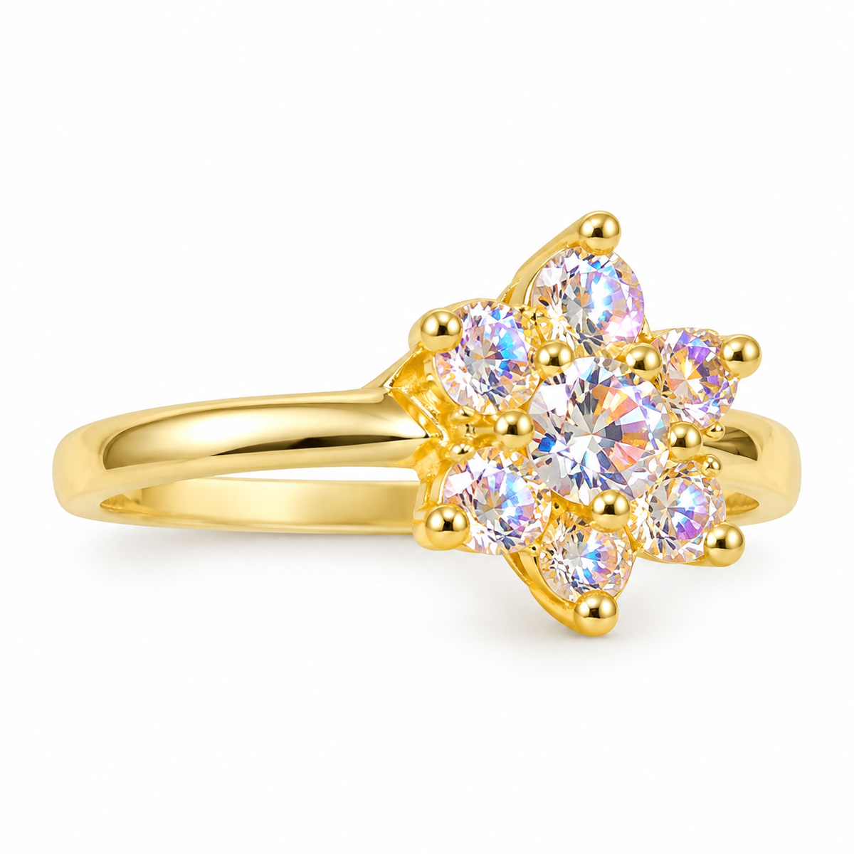 The One R06 gold-tone adjustable ring