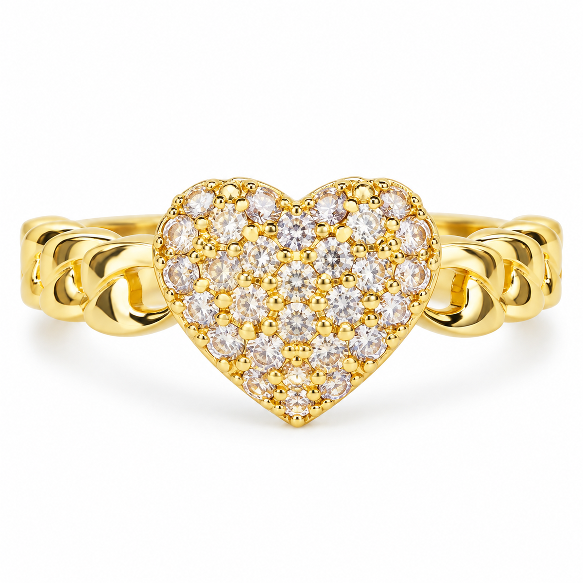 The One R13 gold-tone adjustable ring