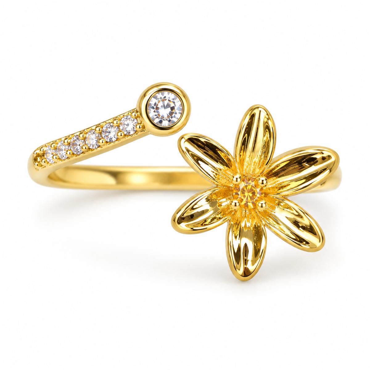 The One R15 gold-tone adjustable ring