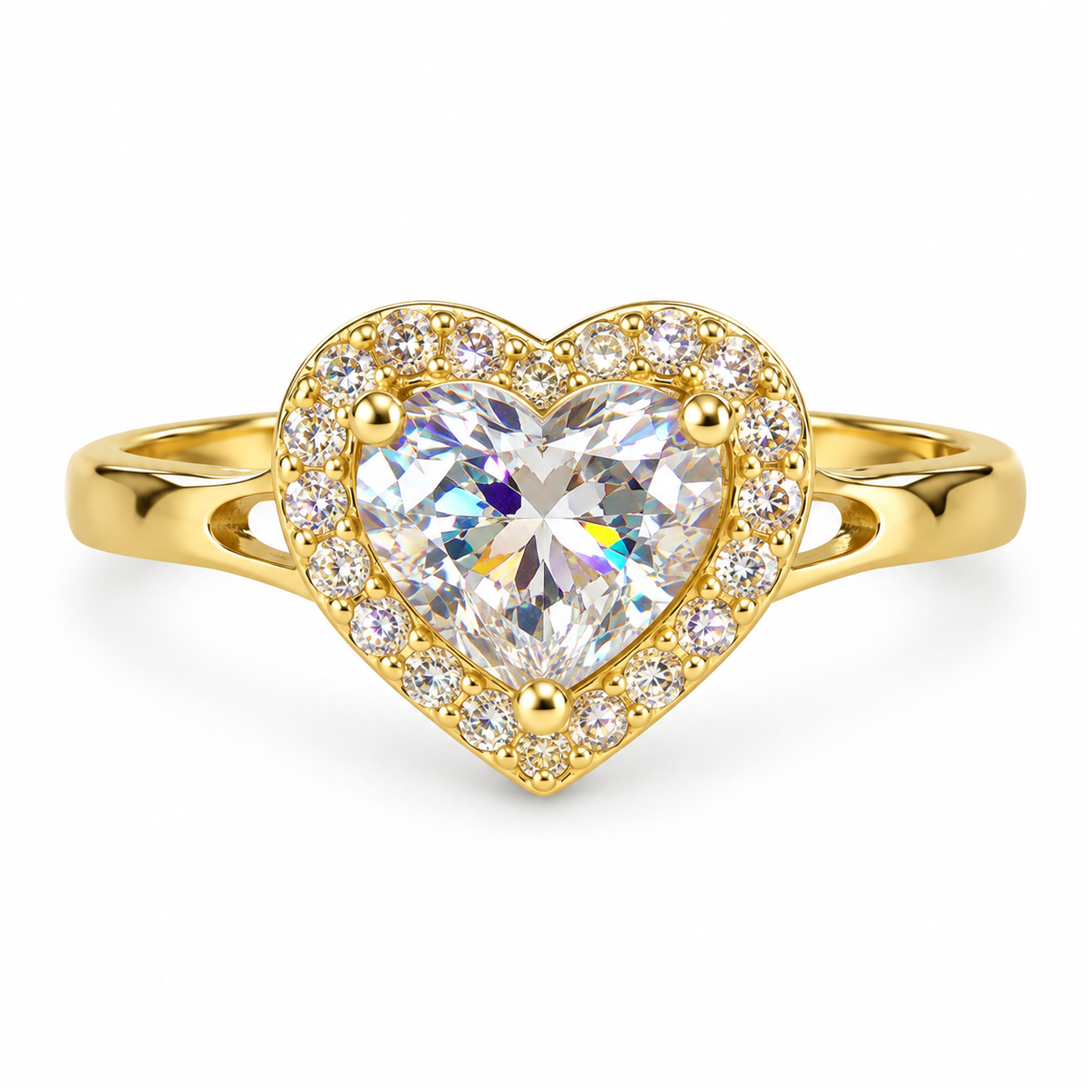 The One R16 gold-tone adjustable ring