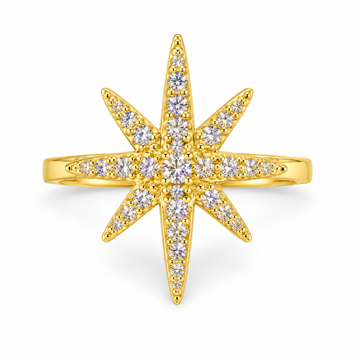 The One R17 gold-tone adjustable ring
