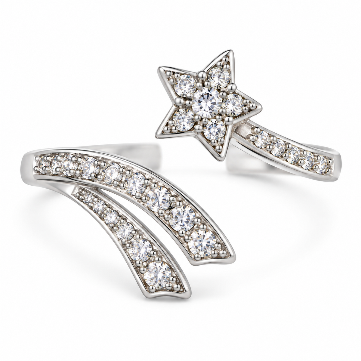 The One R25 silver-tone adjustable ring