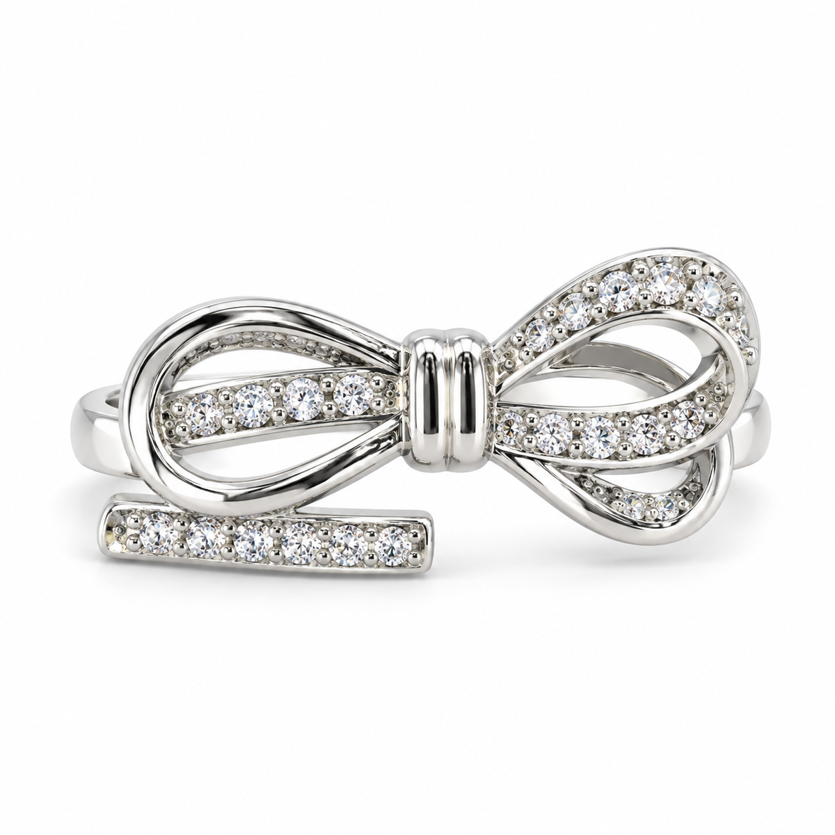 The One R26 silver-tone adjustable ring