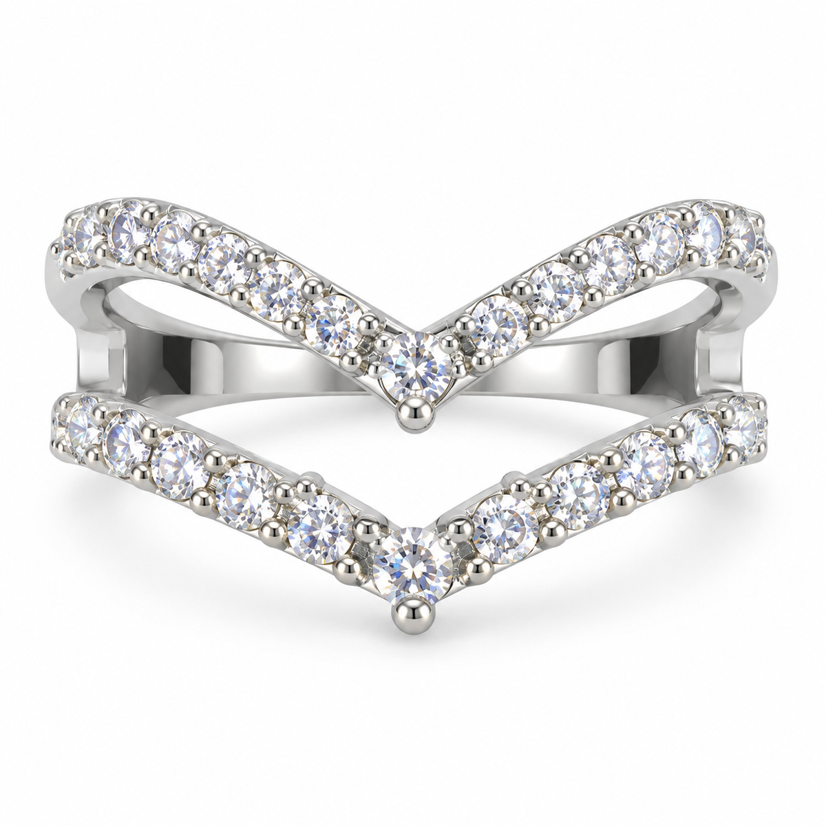 The One R29 silver-tone adjustable ring