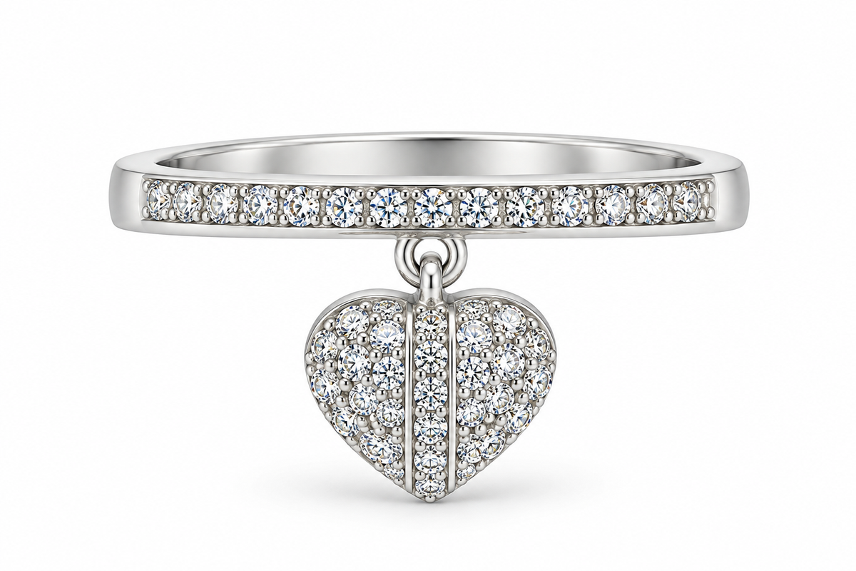 The One R36 silver-tone adjustable ring