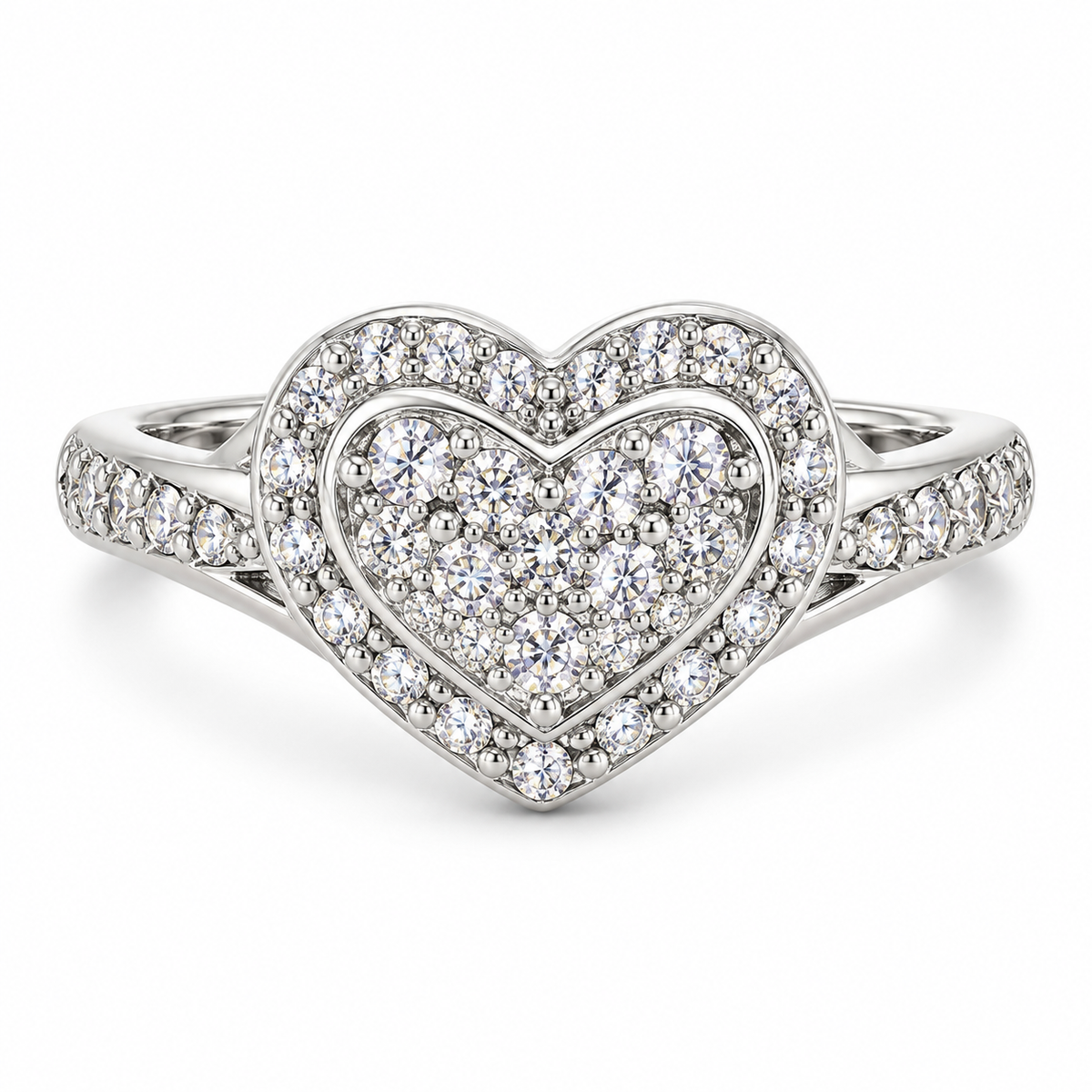 The One R48 silver-tone adjustable ring