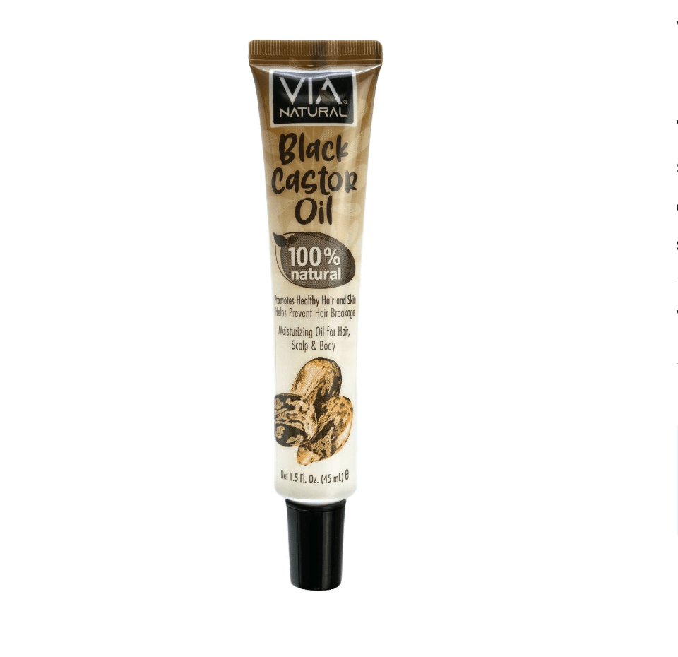 Via Natural Black Castor Oil 1.5 oz tube