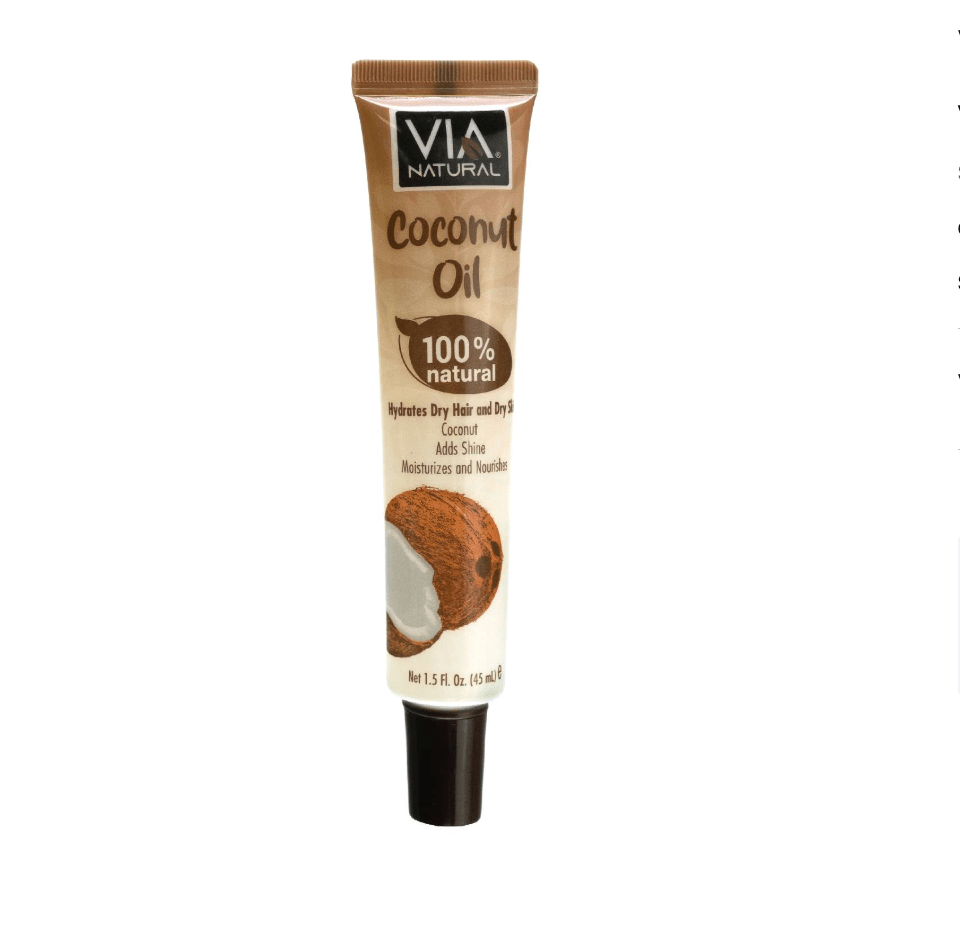 Via Natural Coconut Oil 1.5 oz tube
