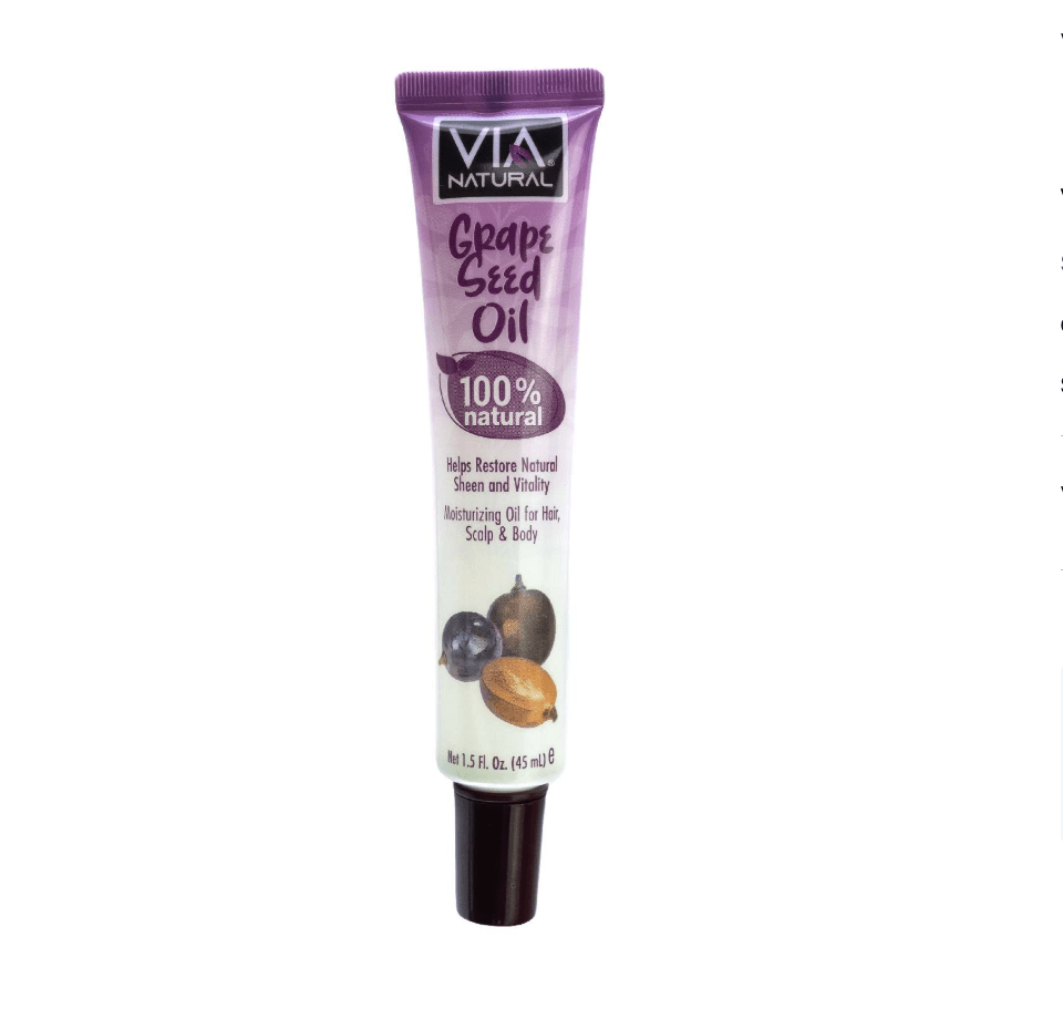 Via Natural Grape Seed Oil 1.5 oz tube