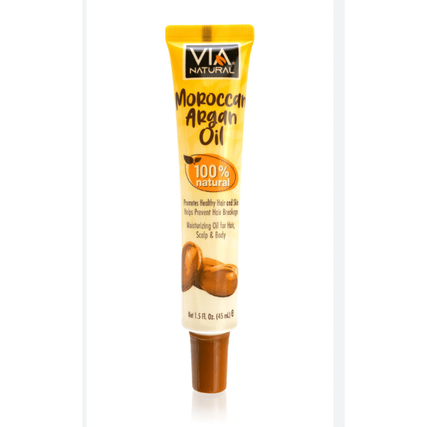 Via Natural Moroccan Argan Oil 1.5 oz tube
