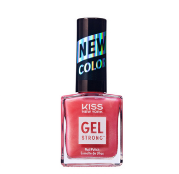 KISS New York Gel Strong Nail Polish, High-Gloss Salon Shine Long-Wear Liquid Lacquer - KNP KISS NEW YORK PROFESSIONAL