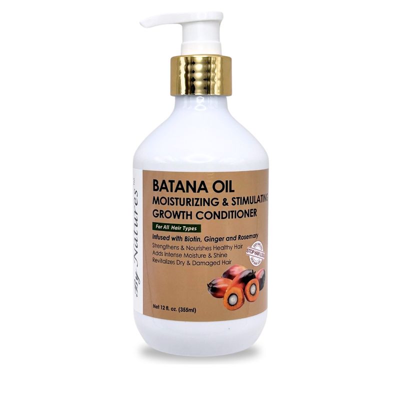 By Natures Batana Oil Moisturizing &amp; Stimulating Growth Conditioner 12 fl.oz -