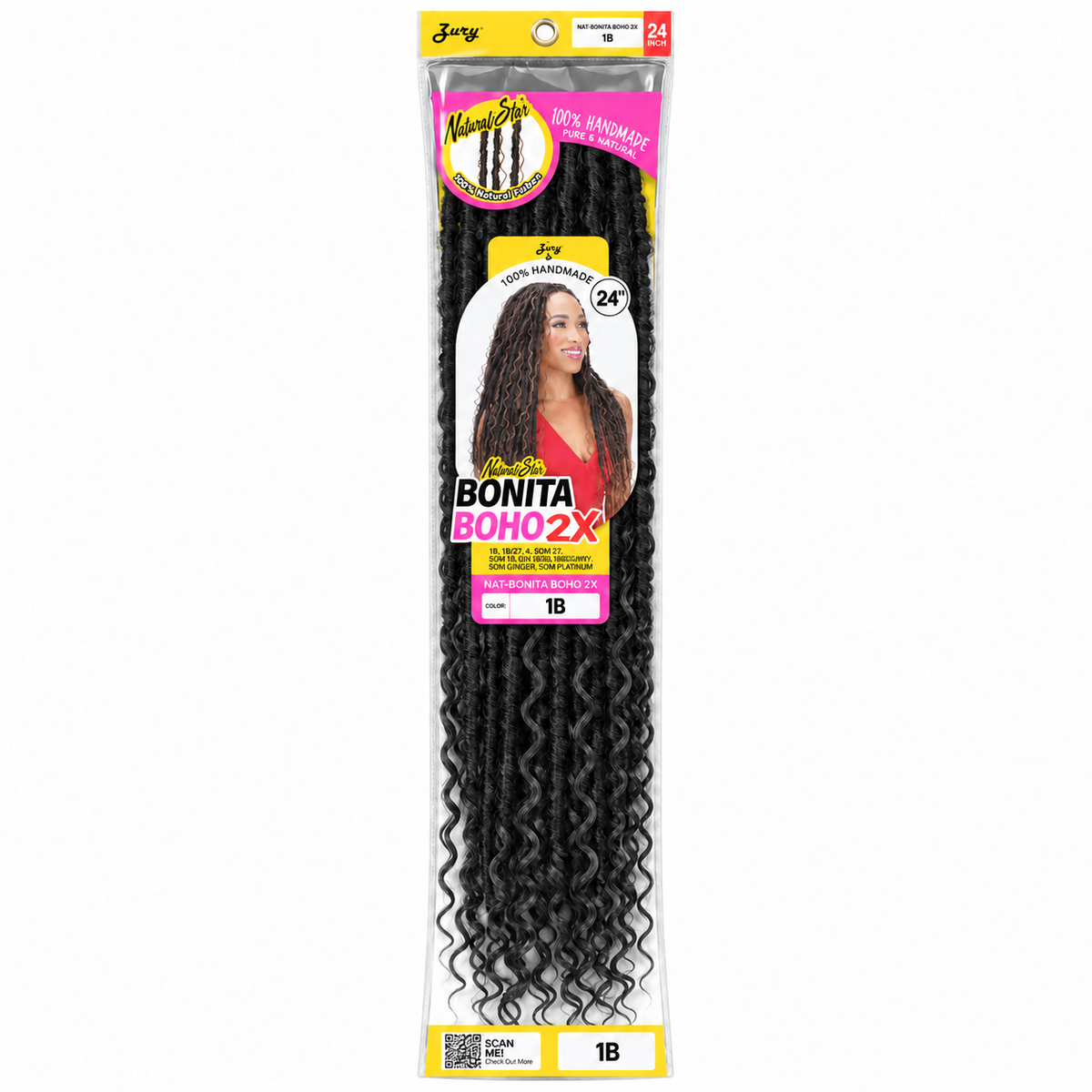 Zury Bonita Boho 2X 24-inch full package color 1B