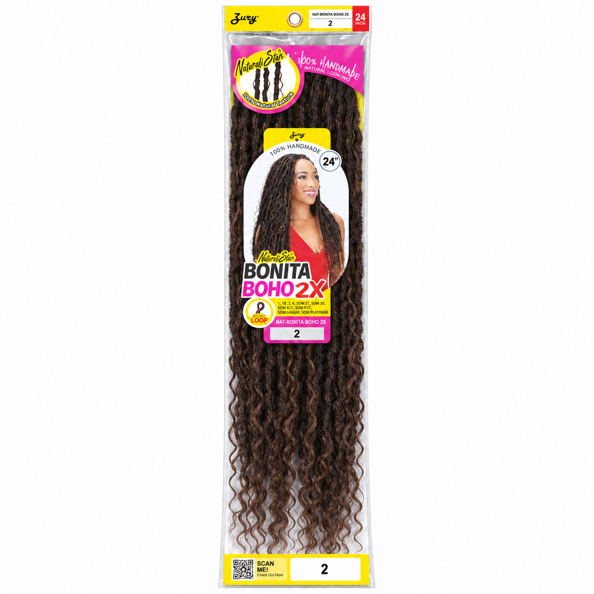 Zury Bonita Boho 2X 24-inch full package color 2