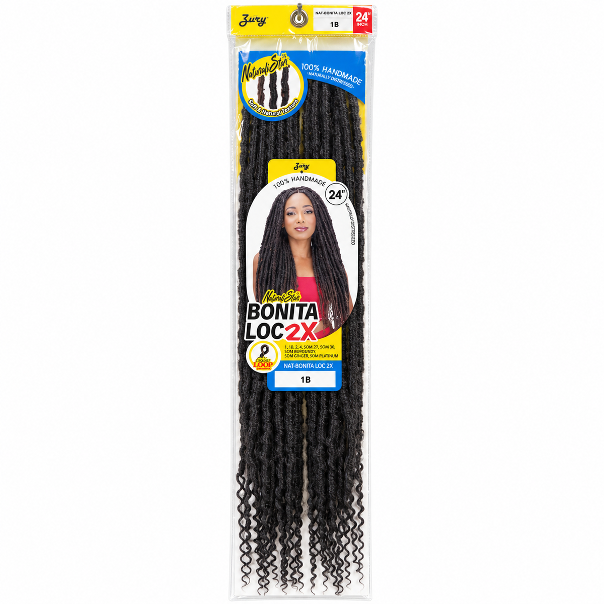 Zury Bonita Loc 2X 24-inch full retail package color 1B