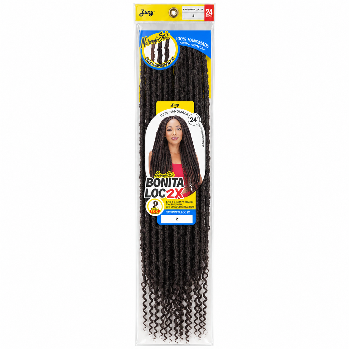 Zury Bonita Loc 2X 24-inch full retail package color 2