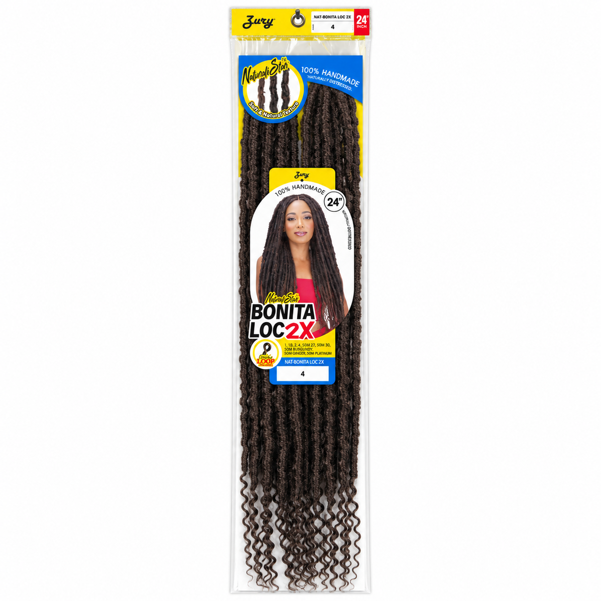 Zury Bonita Loc 2X 24-inch full retail package color 4