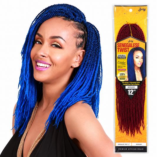 Zury Senegalese Twist 12-inch model and Burgundy package